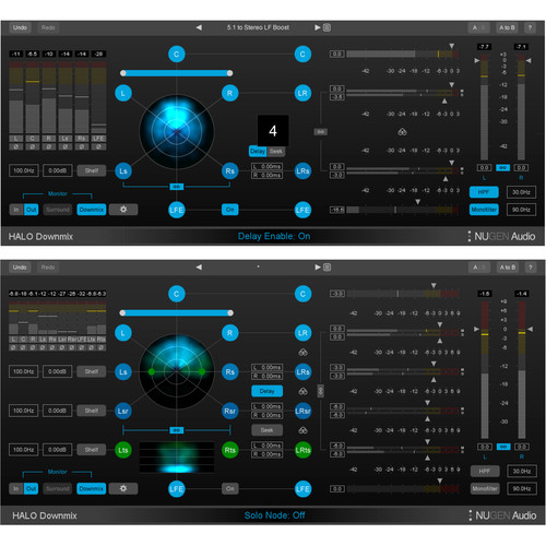 NuGen Audio Halo Downmix Surround to Stereo Downmixer Plug-In with 3D Immersive Extension (Download)