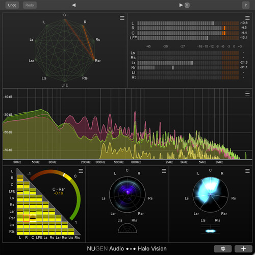 NuGen Audio Halo Vision Surround Audio Analysis Plug-In