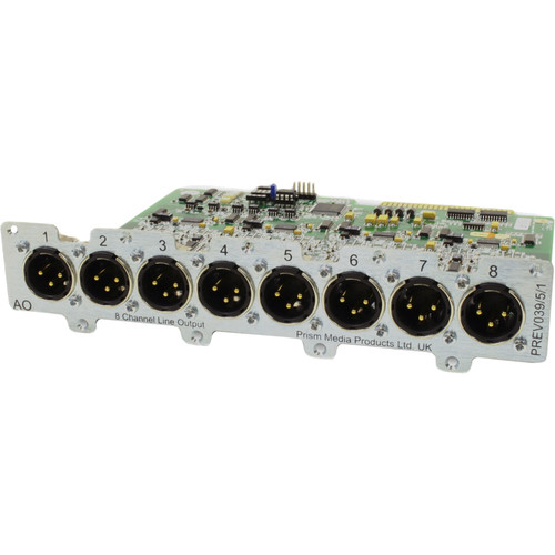 Prism Sound 8C-DA Analog Line Output Module for ADA-8XR Audio Interface