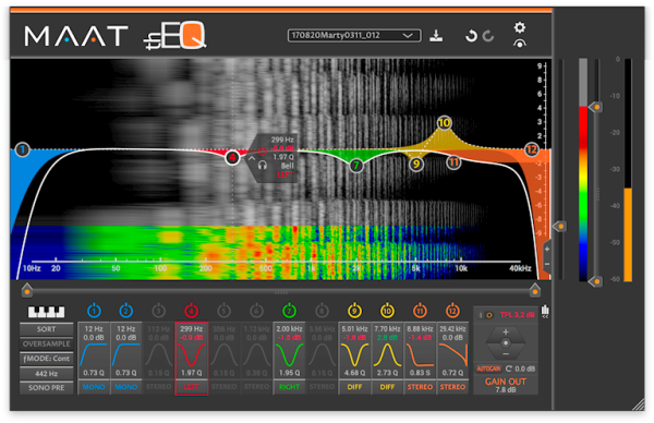 MAAT thEQorange Supreme Remedial Linear-Phase Equalizer Plug-In