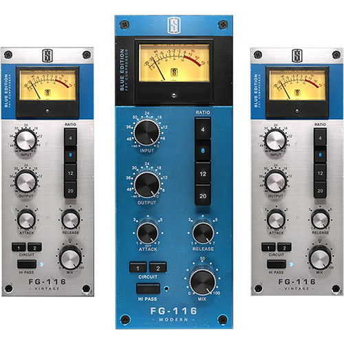 Slate Digital FG-116 Blue Series FET Compressors - Pro Audio Software for Analog-Style Compression (Download)