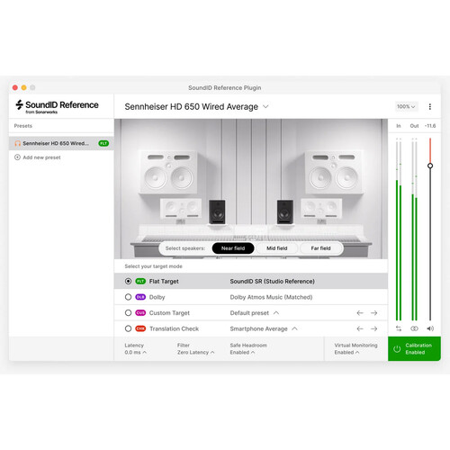 SONARWORKS SoundID Ref Virtual Monitoring Add-On Reference f/Speakers Headphones