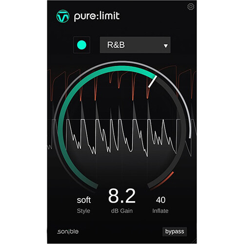 Sonible pure:limit Intelligent AI-Driven Limiter Plug-In