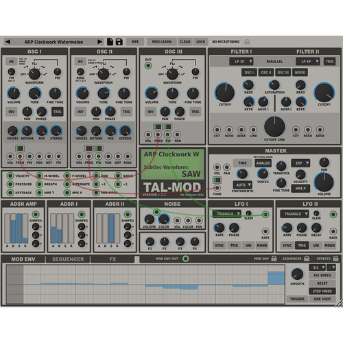 TAL Software TAL-Mod Virtual Synthesizer Instrument (Download)