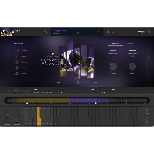 ujam Virtual Pianist Vogue Virtual Instrument Plug-In (Download)