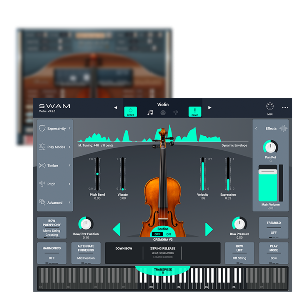 Audio Modeling SWAM Solo Strings Bundle Virtual Instrument Plug-Ins
