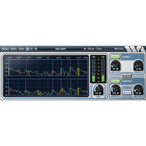 Wave Arts MR Click and Crackle Filter Plug-In (Native, Download)