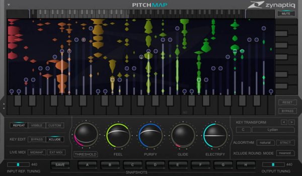 Zynaptiq Pitchmap - Re-Write Mixed Music in Real-Time (Download)